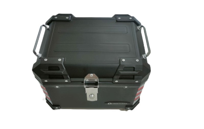 Trek N Ride Motorcycle Top Box – 45L (New Model) - Black