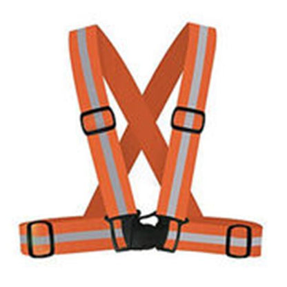 Trek N Ride Safety Reflective Belt Jacket - Orange - RFBT-OR