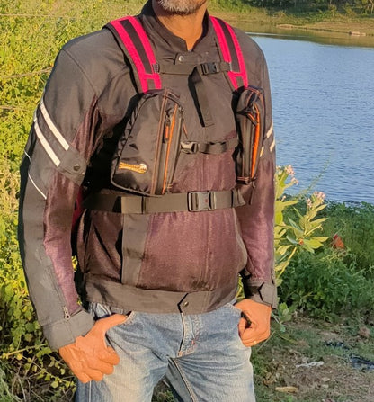 Trek N Ride TrailHawk Chest Bag Set for Backpack - THKCTPH