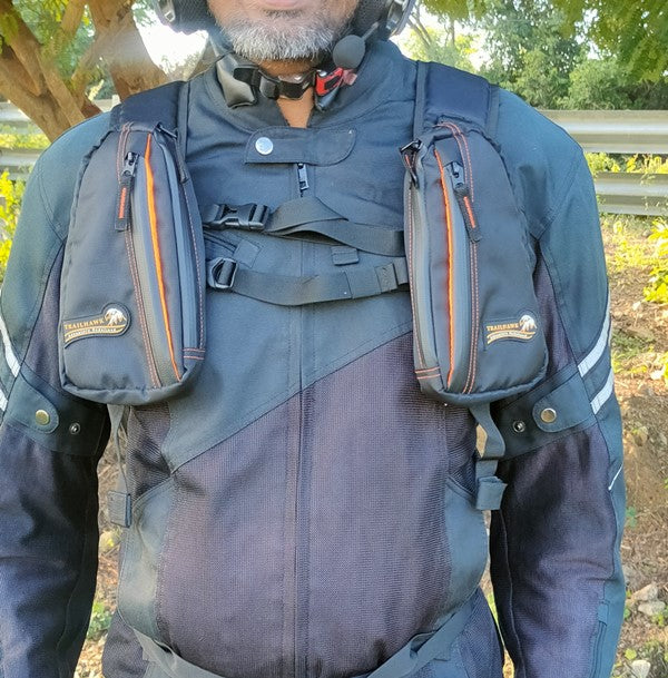 Trek N Ride TrailHawk Chest Bag Set for Backpack - THKCTPH