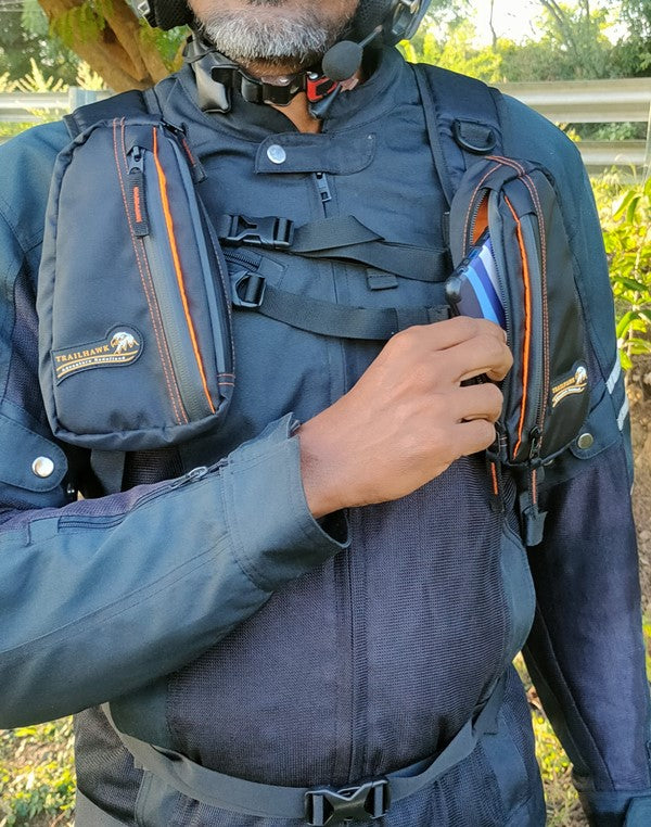 Trek N Ride TrailHawk Chest Bag Set for Backpack - THKCTPH