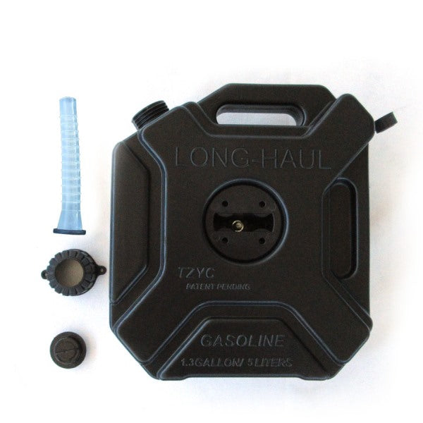 Trek N Ride Universal Fuel Jerry Can – 5 Litres - Black - JCN-5BK