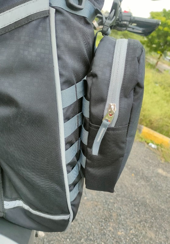 Trek N Ride Waterproof Saddle Bag and Tail Bag – Lamah (75Ltrs) - MCTLBG-LM