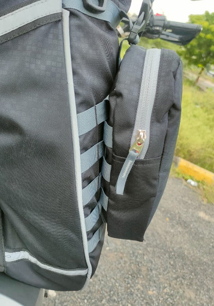 Trek N Ride Waterproof Saddle Bag and Tail Bag – Lamah (75Ltrs) - MCTLBG-LM