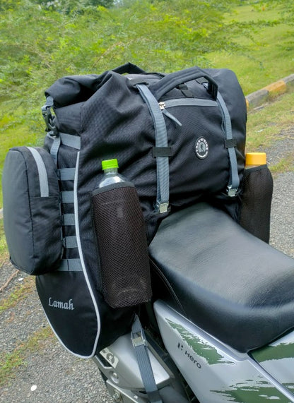 Trek N Ride Waterproof Saddle Bag and Tail Bag – Lamah (75Ltrs) - MCTLBG-LM