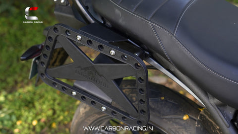 Triumph Speed 400 Pannier Mount Carbon Racing