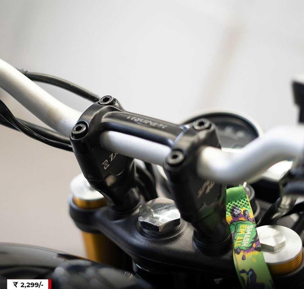 Triumph Speed 400 - Vertical Handle Riser Black - ZI-8370 - Riders Junction