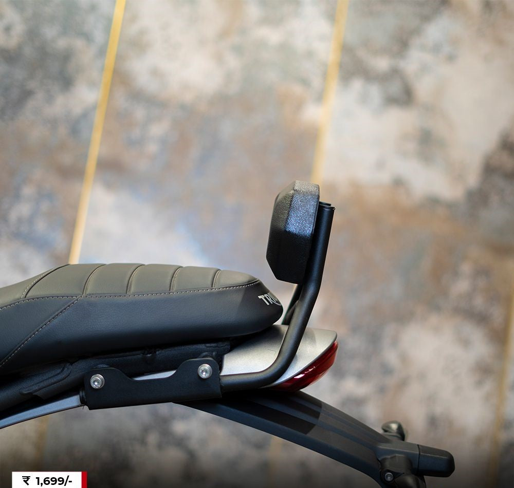 Triumph Speed 400 - Back Rest Black - ZI-8372 - Riders Junction