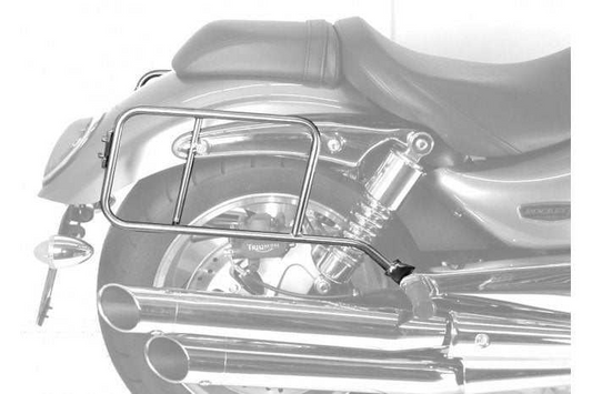 Triumph Rocket 3 (2013-19) Carrier - Sidecases Quick Release Chrome - Hepco Becker - 650711 00 02