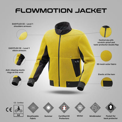 Tucano Urbano Flowmotion Jacket -YELLOW - Riders Junction