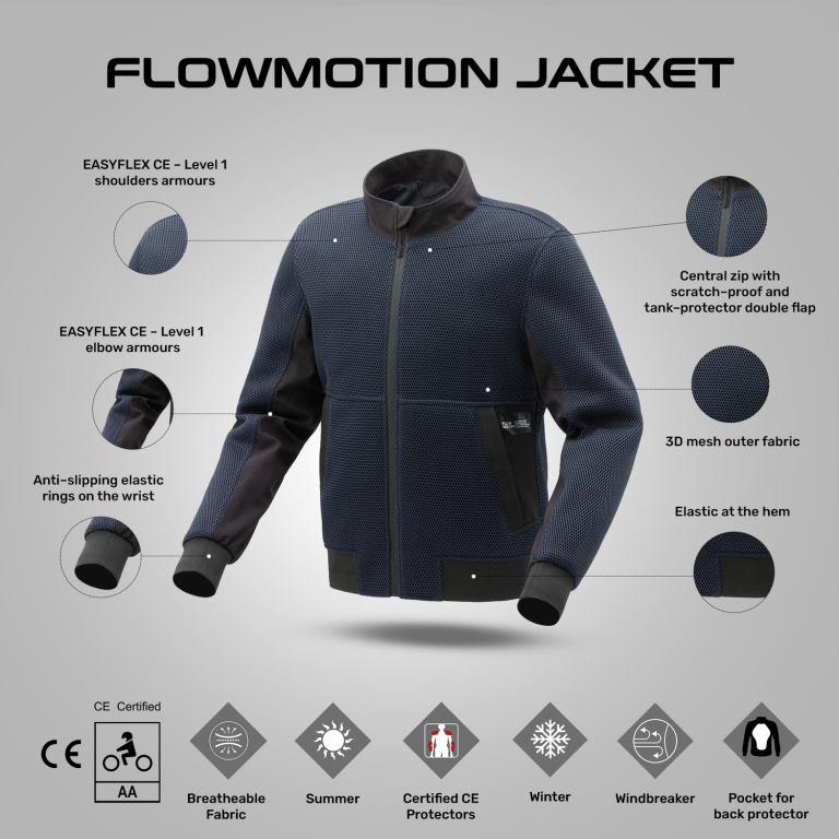 Tucano Urbano Flowmotion Jacket - DARK BLUE - Riders Junction