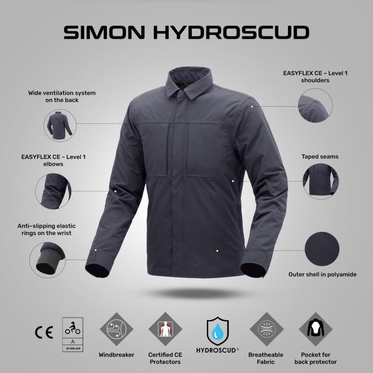 Tucano Urbano Simon Hydroscud® Jacket - DARK BLUE