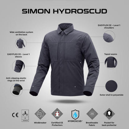 Tucano Urbano Simon Hydroscud® Jacket - DARK BLUE