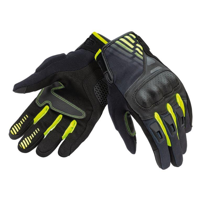 Tucano Urbano Stacca Gloves - BLACK FLU YELLOW - Buy Now At Riders Junction