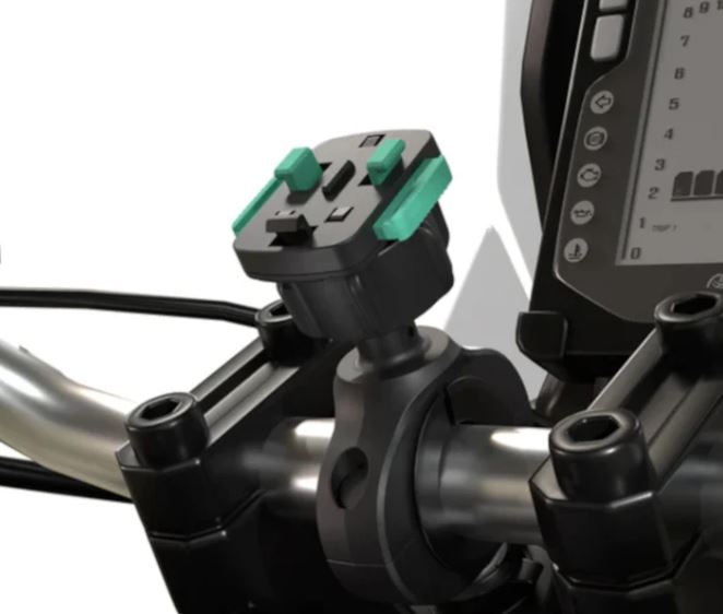 Ultimateaddons 25MM Ball Handlebar Mount 3 Prong Adapter - UA-H1-OB