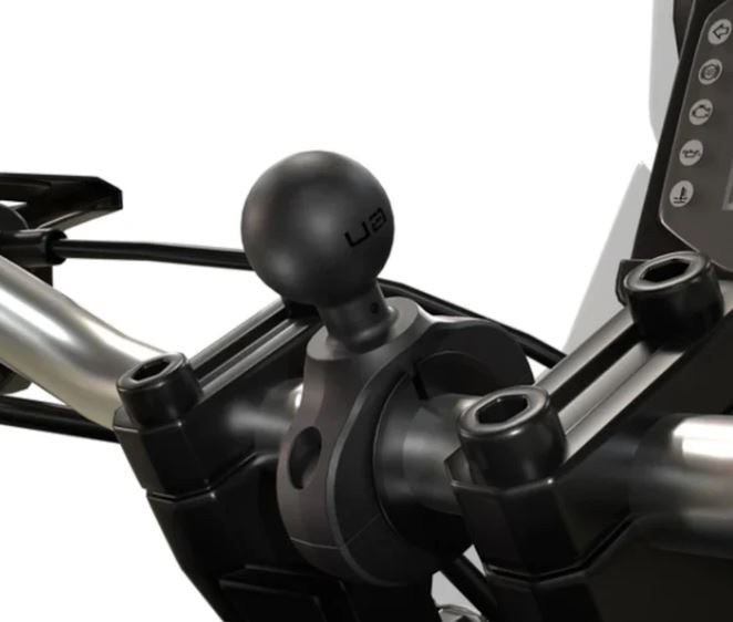Ultimateaddons 25MM Ball Handlebar Mount 3 Prong Adapter - UA-H1-OB