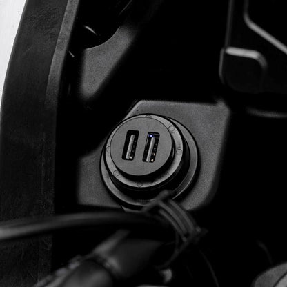 Ultimateaddons Motorcycle Mini Dual USB Charger 12V 4.8 AMP - UA-48MINI-DC