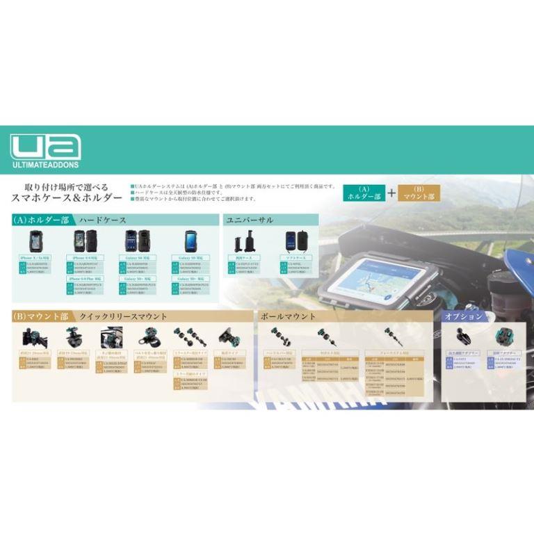 Ultimateaddons Motorcycle Mirror Attachment OB v2 - UA-MIRROR-V2-OB