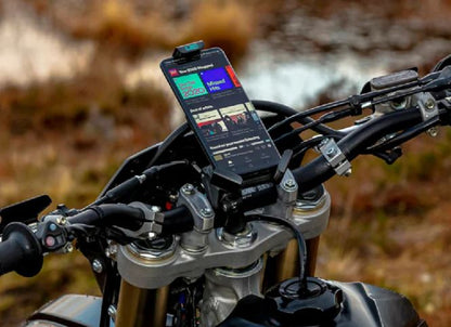 Ultimateaddons Universal Phone Holder For Motorcycle With Gripper Mount - UA-EXM-OB