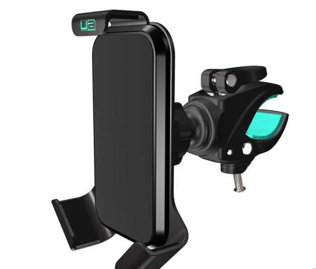 Ultimateaddons Universal Phone Holder For Motorcycle With Gripper Mount - UA-EXM-OB