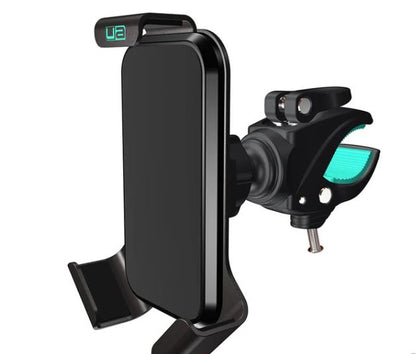 Ultimateaddons Universal Phone Holder For Motorcycle With Gripper Mount - UA-EXM-OB