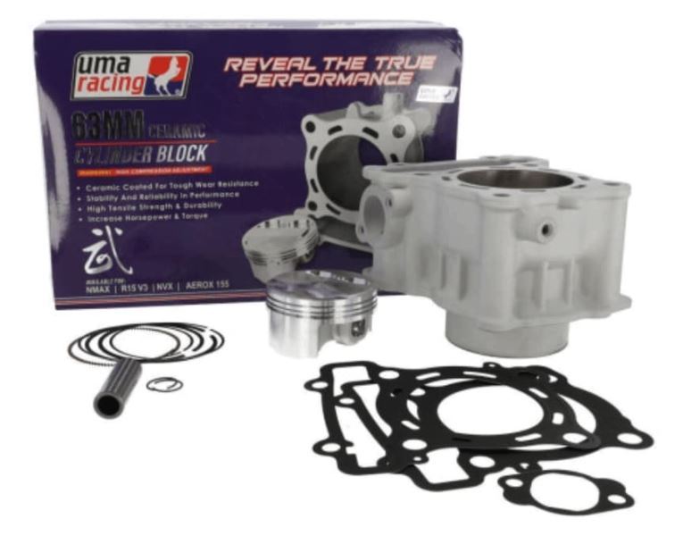 Uma Racing Mt15R15Aerox Cylinder Block 63mm X Pro Piston 02B00590