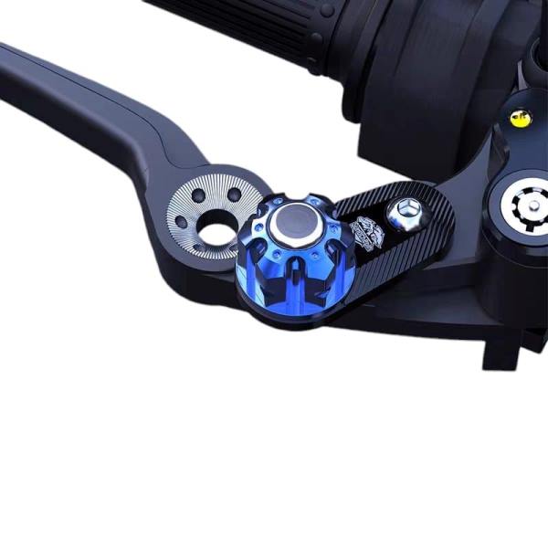 Universal Cnc Scooter Motorcycle Brake Switch Ramp Slope Assist Control Lock Stopper 6mm (Blue)