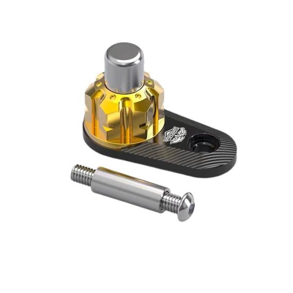 Universal Cnc Scooter Motorcycle Brake Switch Ramp Slope Assist Control Lock Stopper 6mm (Gold)