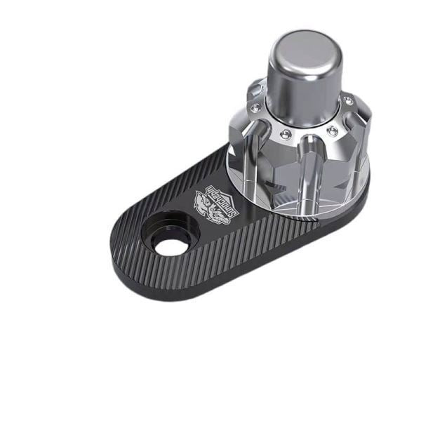 Universal Cnc Scooter Motorcycle Brake Switch Ramp Slope Assist Control Lock Stopper 6mm (Silver)