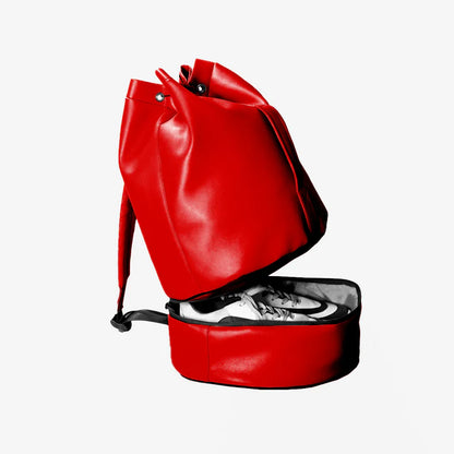 UrbanSac 30L Backpack - Red - Vegan Leather