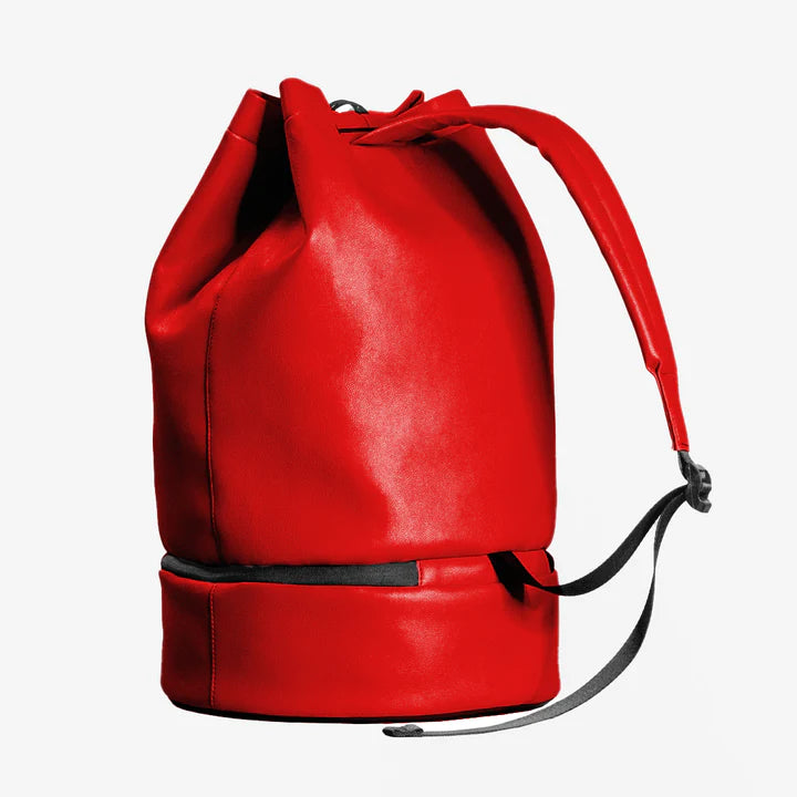 UrbanSac 30L Backpack - Red - Vegan Leather