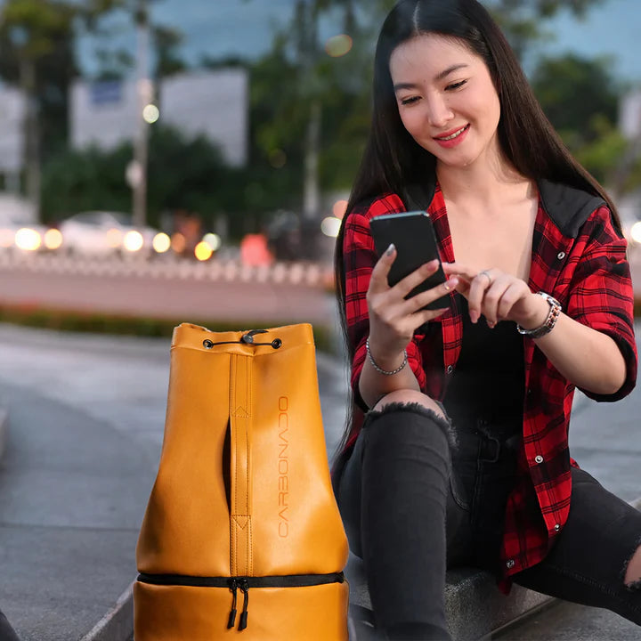 UrbanSac 30L Backpack - Tan - Vegan Leather