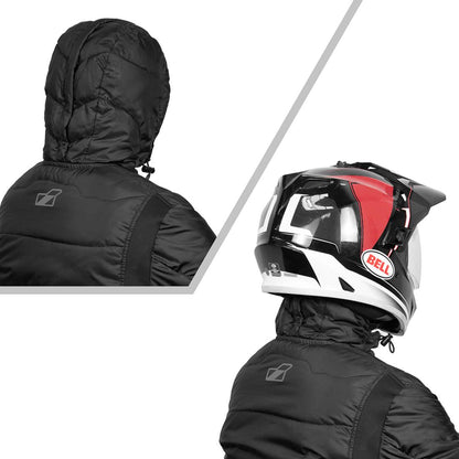 VIATERRA - Black Jacket with Hood - Riders Junction