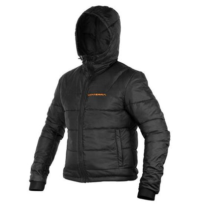 VIATERRA - Black Jacket with Hood - Riders Junction