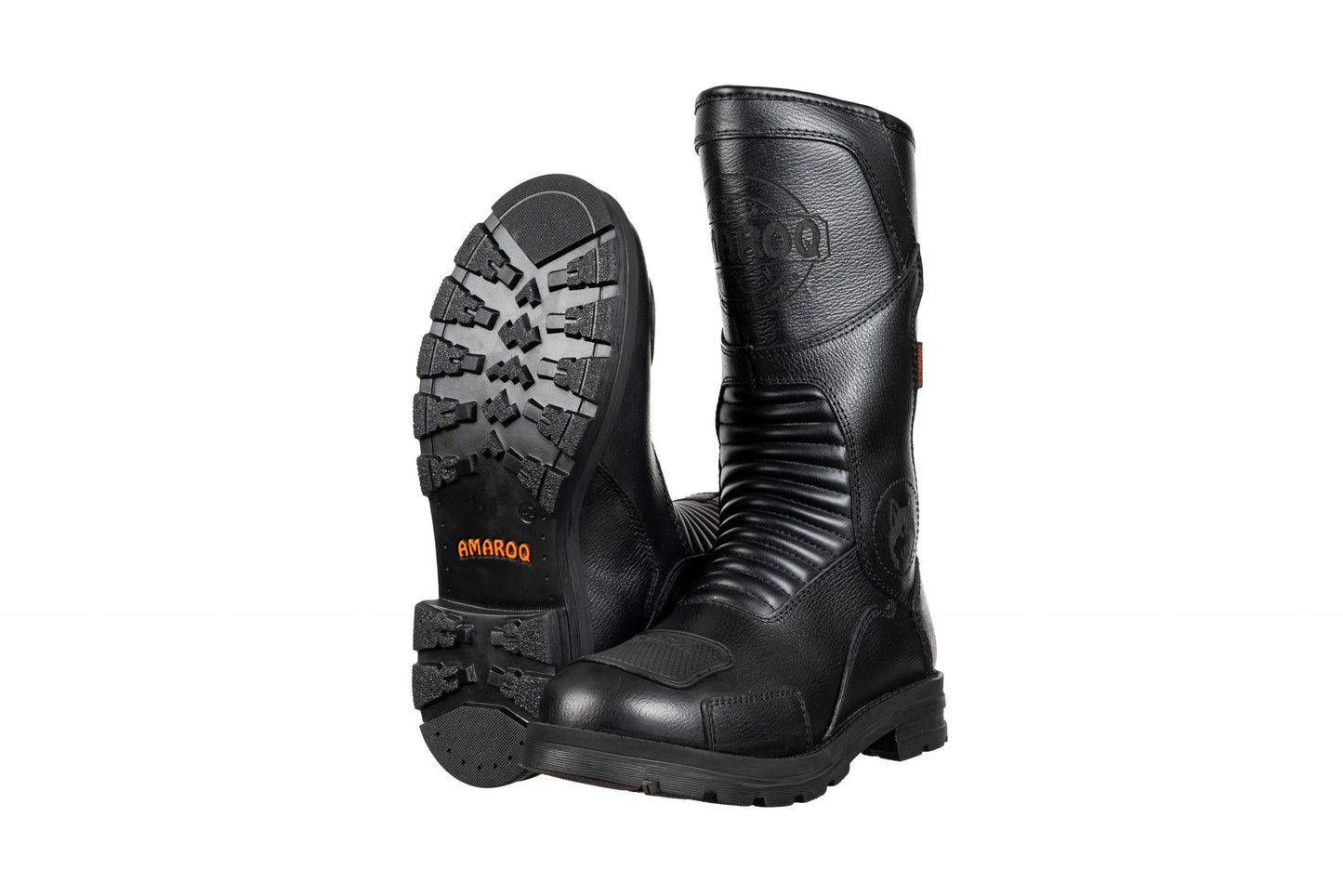 AMAROQ Valiant Motorcycle Riding Boots – Black