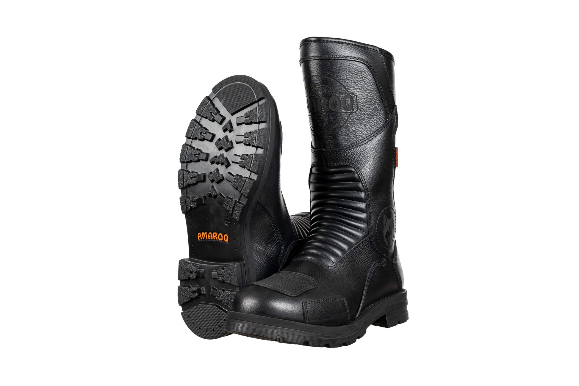 AMAROQ Valiant Motorcycle Riding Boots – Black