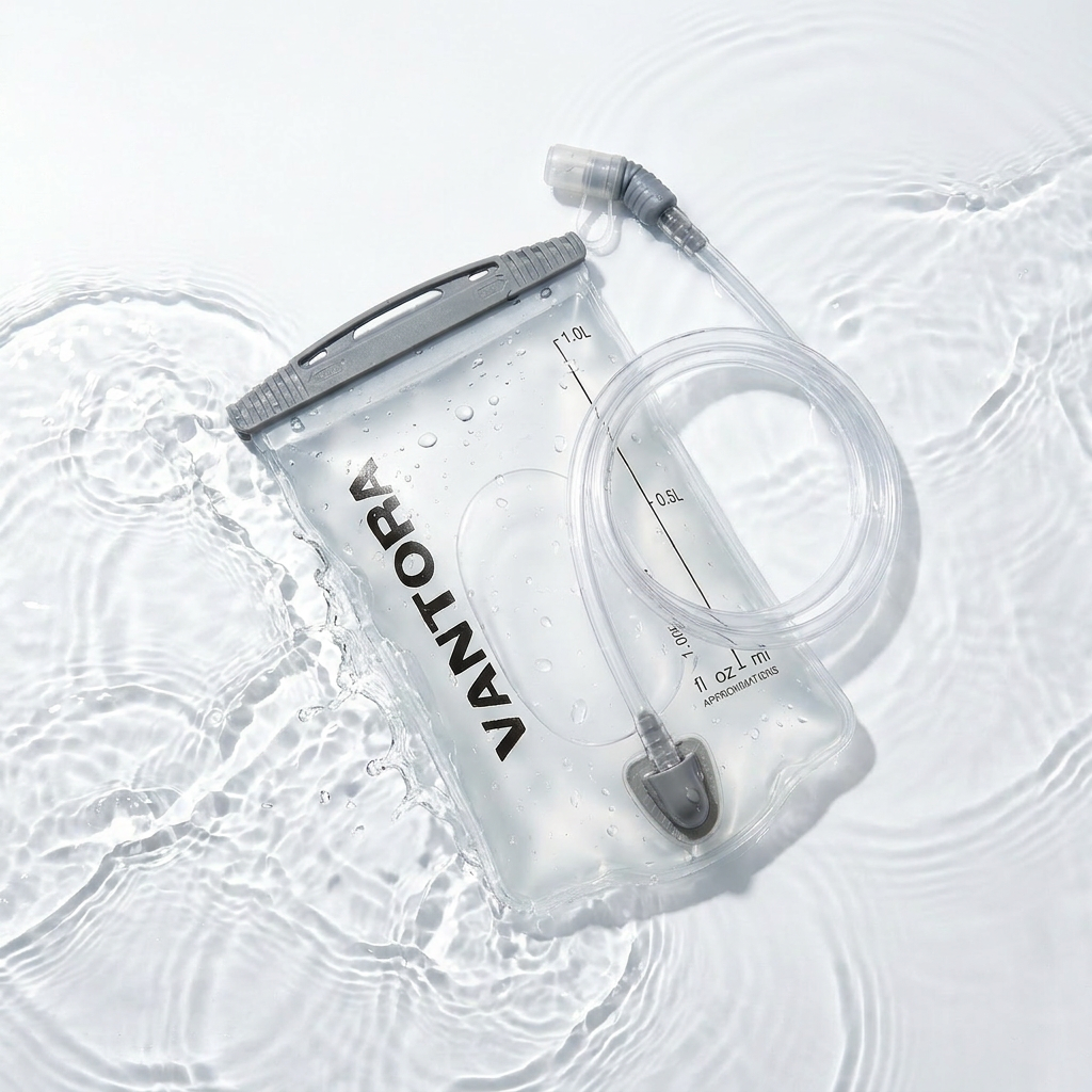Vantora 1L Hydration Bladder – Premium Leak-Proof Water Reservoir for Backpacks | BPA-Free TPU | Wide-Mouth Slide Seal & High-Flow Bite Valve | Hiking, Riding & Travel