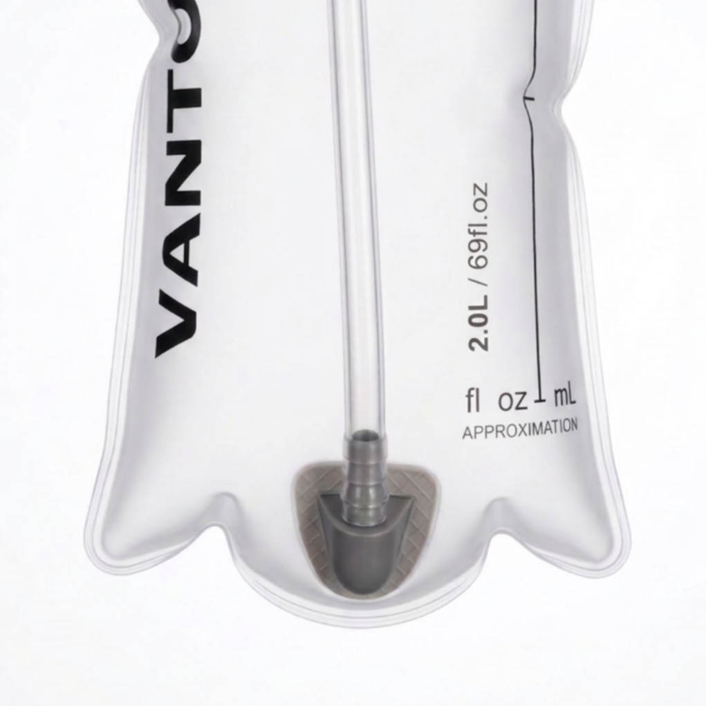 Vantora 2L Hydration Bladder - Premium Leak-Proof Water Reservoir for Backpacks | 100% BPA-Free TPU | Wide-Mouth Slide Seal & High-Flow Bite Valve | For Hiking, Riding, and Travel