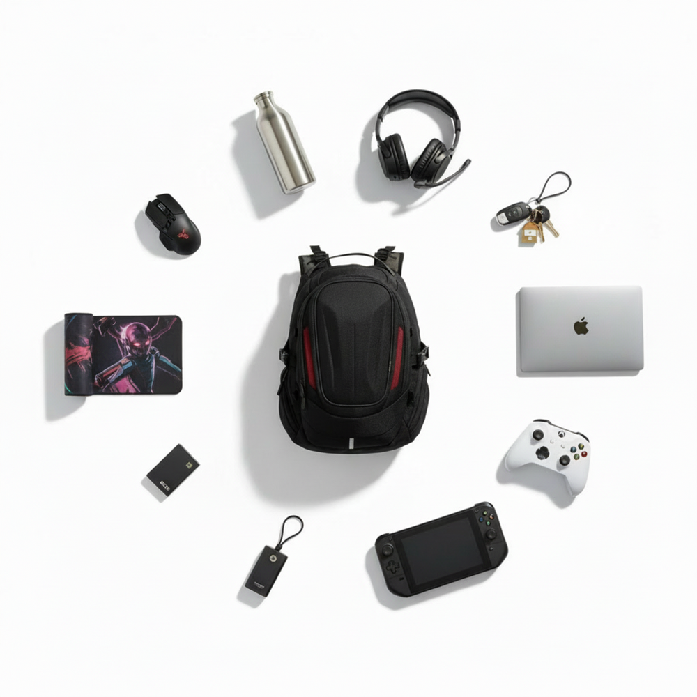 Vantora ACE Gaming Backpack - Carbon Black