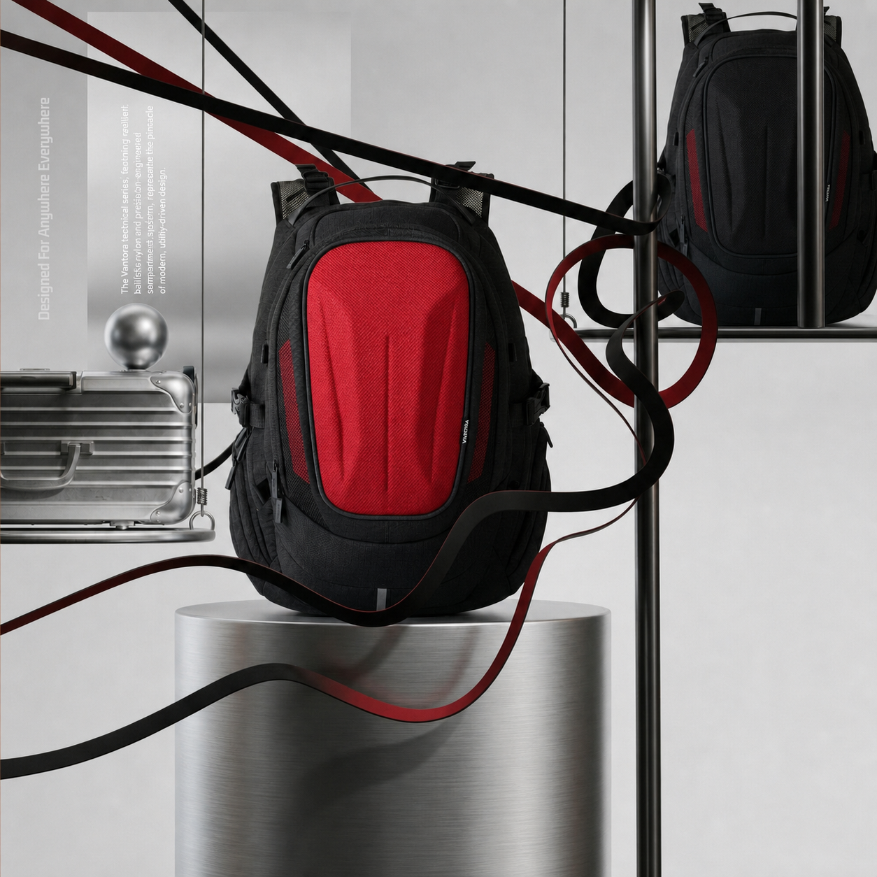 Vantora ACE Gaming Backpack - Red Shell