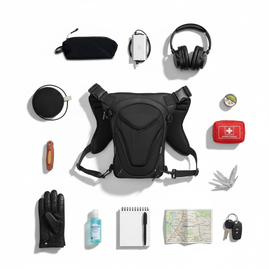 Vantora ARC 4IN1 Travel Bag - Black Shell