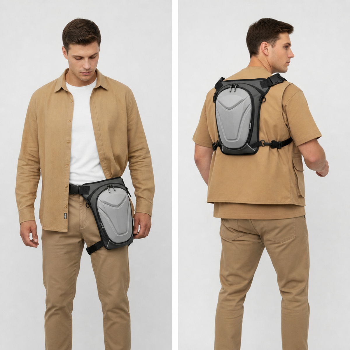 Vantora ARC 4IN1 Travel Bag - Grey Shell
