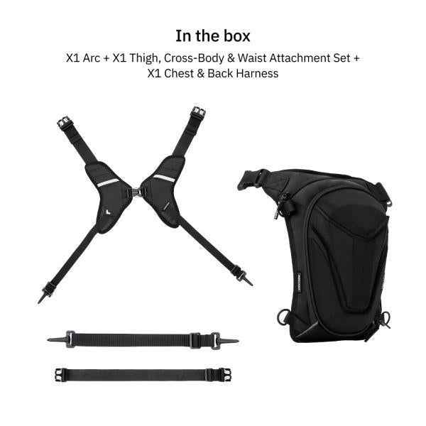 Vantora ARC 4IN1 Travel Bag (Carbon-Black)