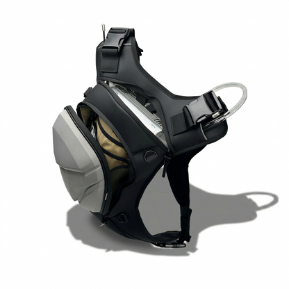 Vantora Flux 10L Backpack + 2L Hydration Bladder - Grey Black