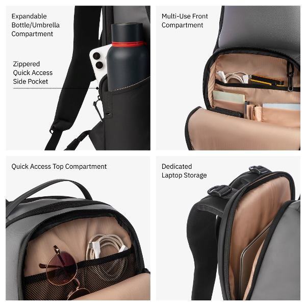 Vantora Lexor Backpack (Lunar-Grey)