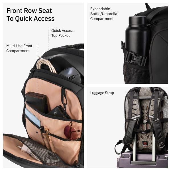 Vantora Velar Backpack (Carbon-Black)