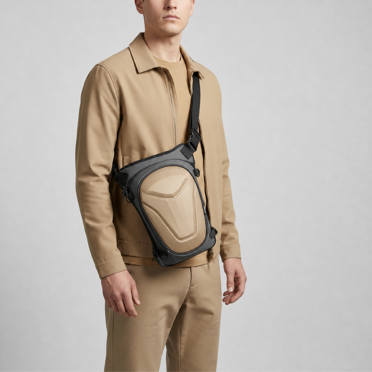 Vantora ARC Thigh bag - Beige Shell