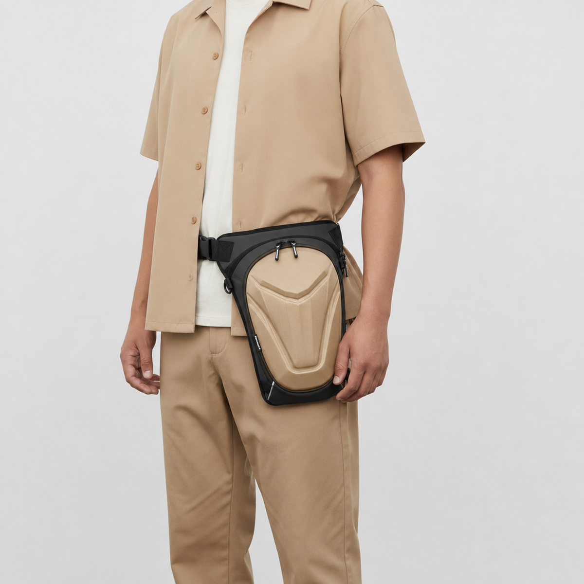 Vantora ARC Thigh bag - Beige Shell