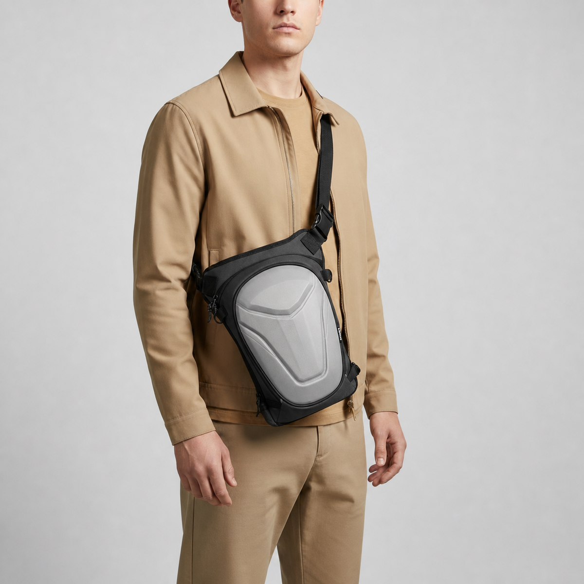 Vantora ARC Thigh bag - Grey Shell