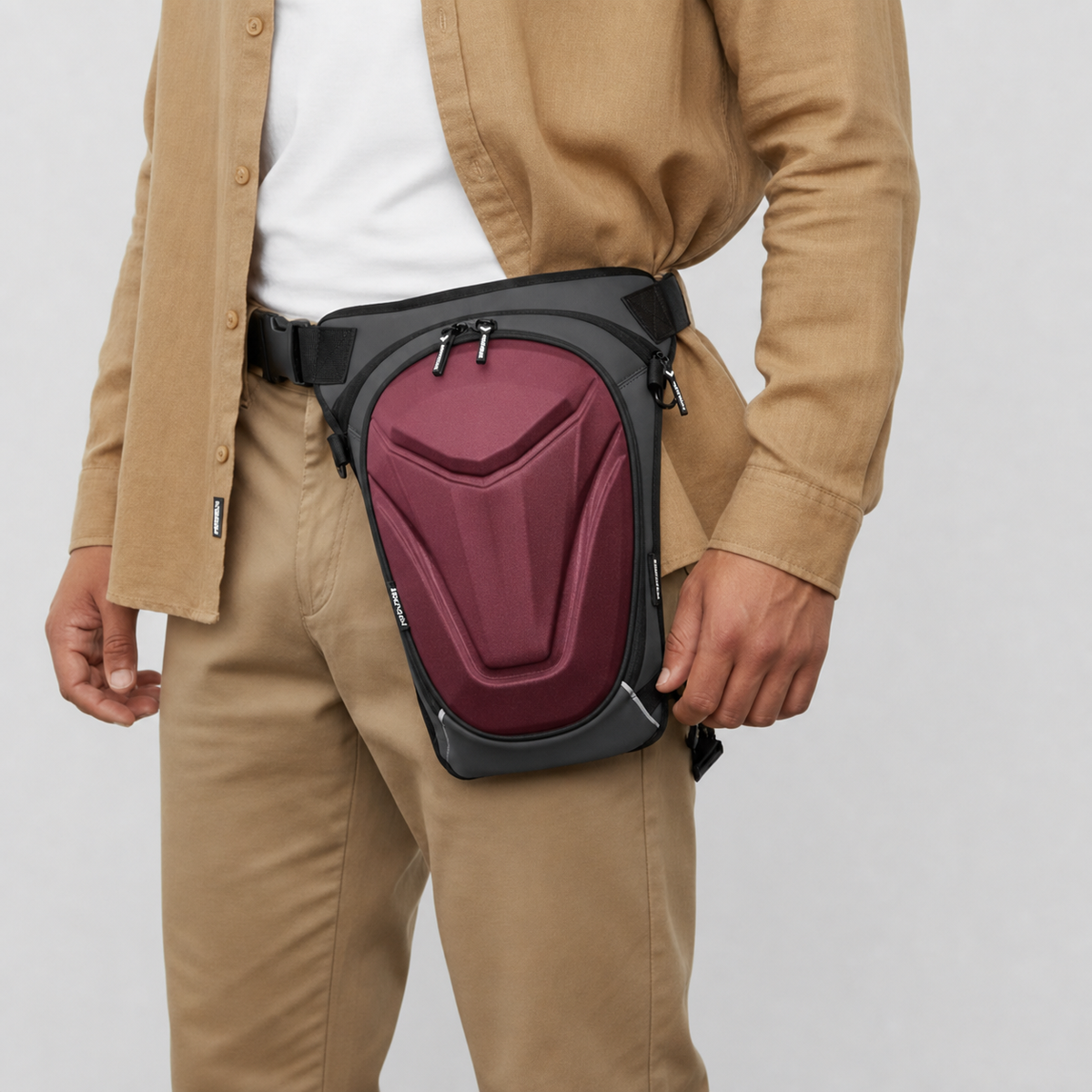 Vantora ARC Thigh bag - Maroon Shell